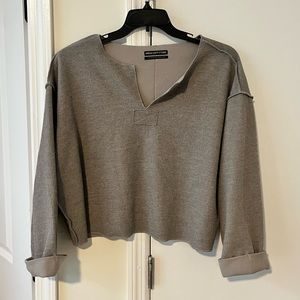 Urban Outfitters Jax Inside Out Notch Neck Top